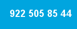 922 505 85 44 922 505 85 44